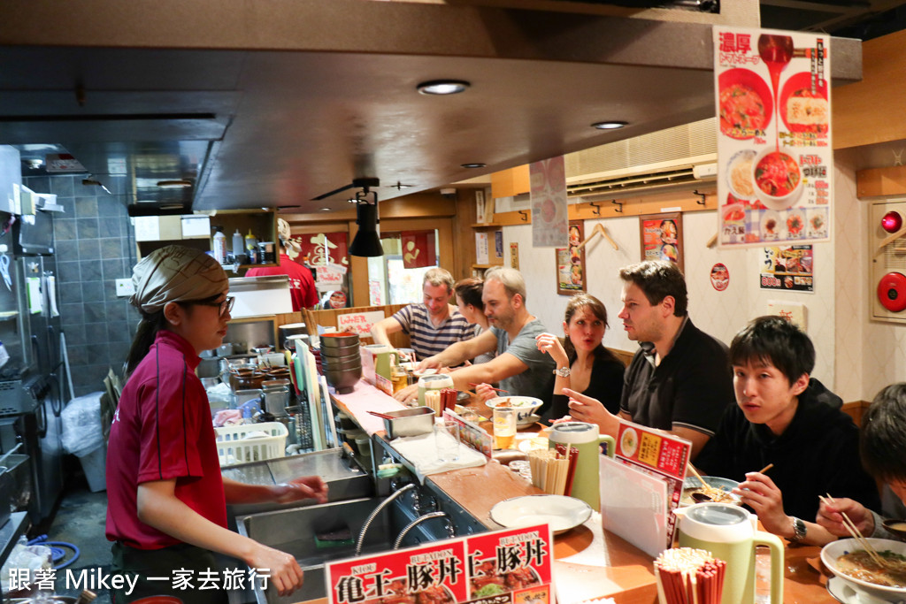 跟著 Mikey 一家去旅行 - 【 大阪 】九州龜王拉麵