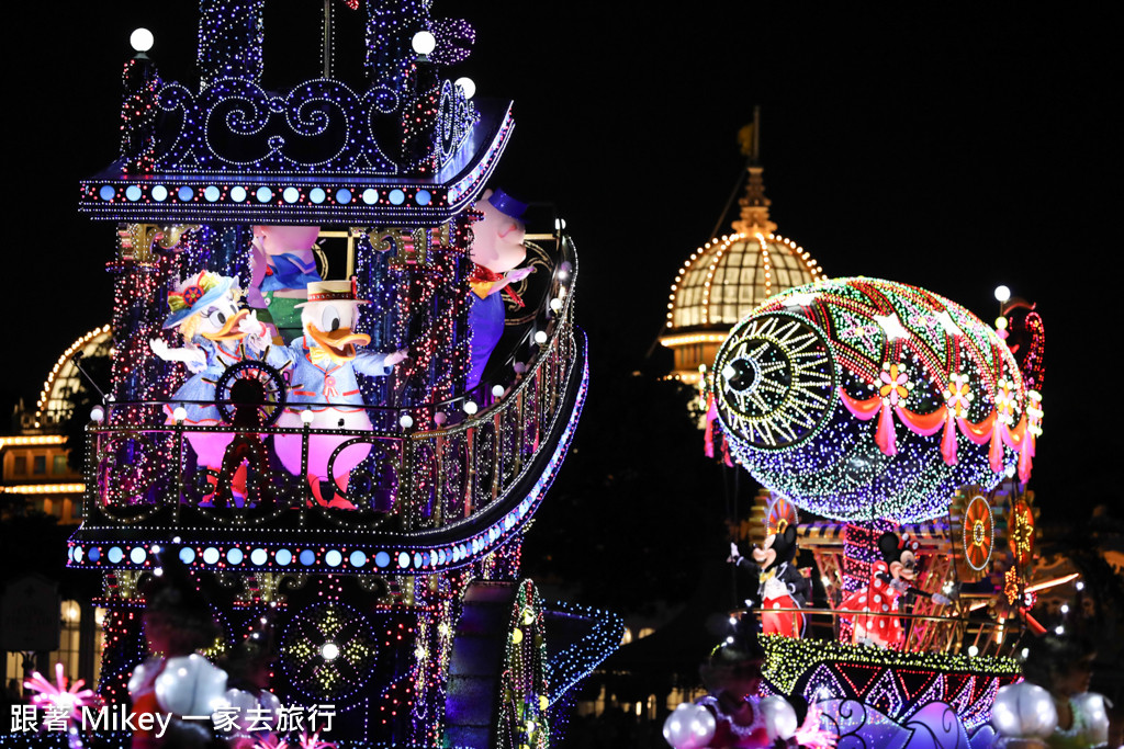 跟著 Mikey 一家去旅行 - 【 舞浜 】東京迪士尼樂園 Tokyo Disneyland - 夜晚遊行篇