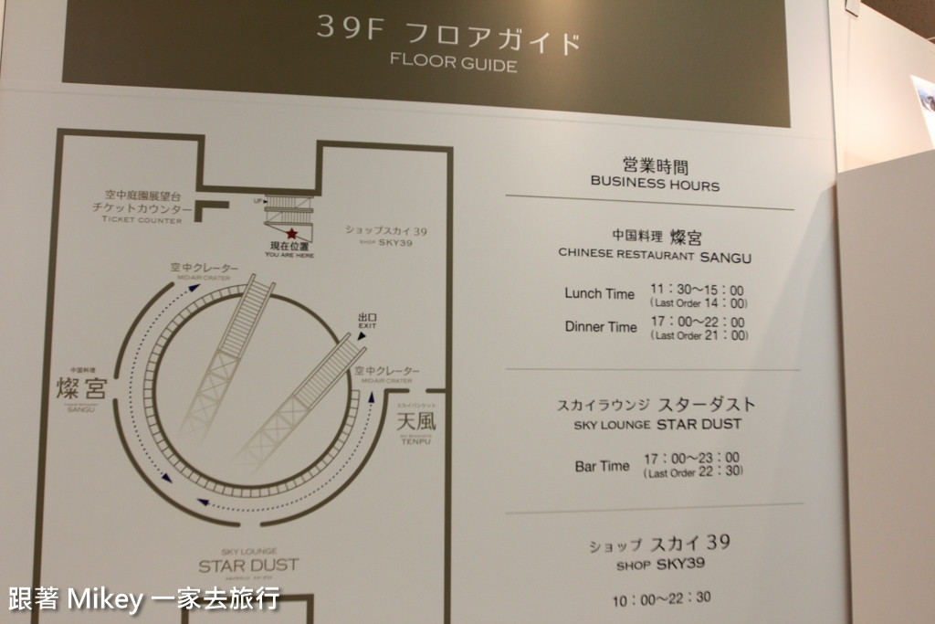 跟著 Mikey 一家去旅行 - 【 大阪 】梅田空中庭園展望台