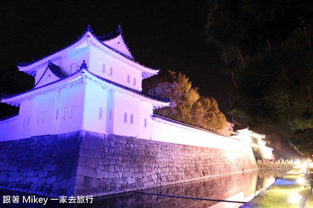 跟著 Mikey 一家去旅行 - 【 京都 】二條城 - 夜櫻 - Part 2