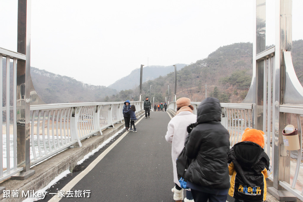 跟著 Mikey 一家去旅行 - 【 原州 】原州⼩⾦⼭吊橋