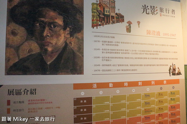 跟著 Mikey 一家去旅行 - 【 台北 】光影旅行者 - 陳澄波百二互動展