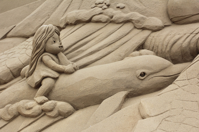 跟著 Mikey 一家去旅行 - 【 福隆 】2014 福隆國際沙雕藝術季 - 沙雕主展作品區