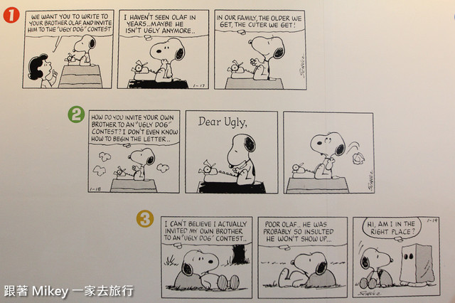 跟著 Mikey 一家去旅行 - 【 台北 】Snoopy 65週年巡迴特展 - Part I