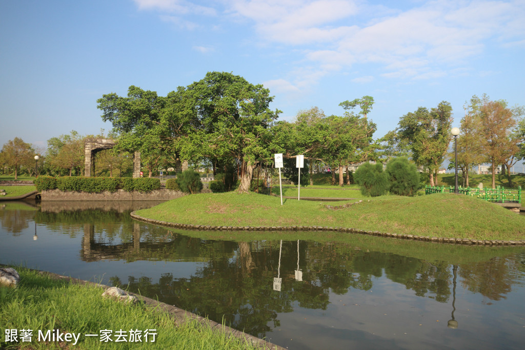 跟著 Mikey 一家去旅行 - 【 冬山 】安農溪分洪堰風景區