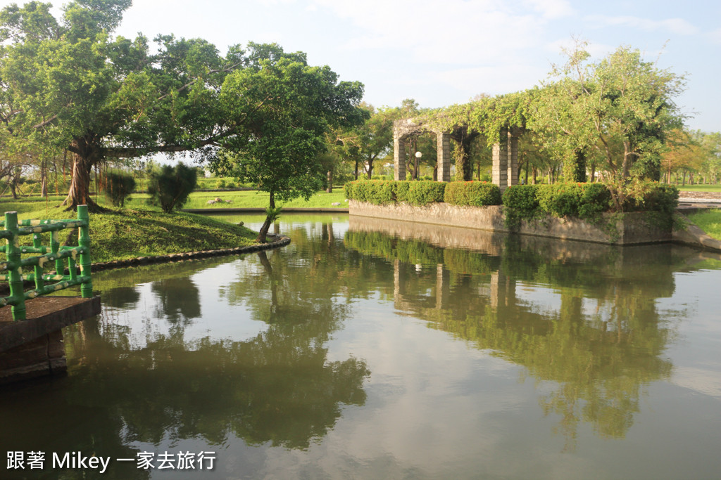 跟著 Mikey 一家去旅行 - 【 冬山 】安農溪分洪堰風景區