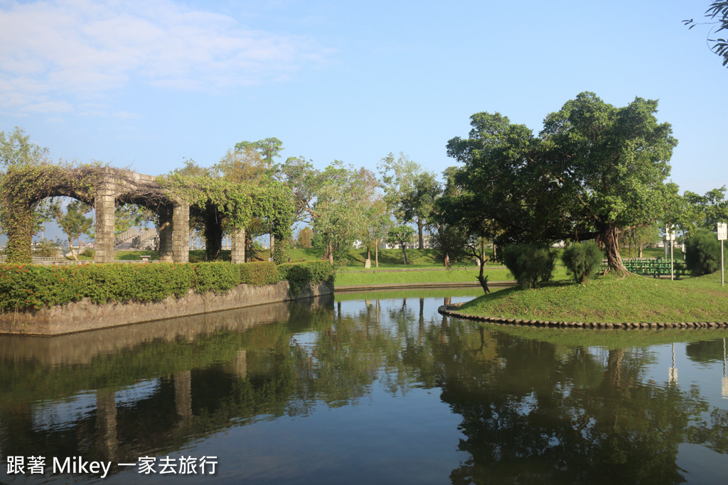 跟著 Mikey 一家去旅行 - 【 冬山 】安農溪分洪堰風景區