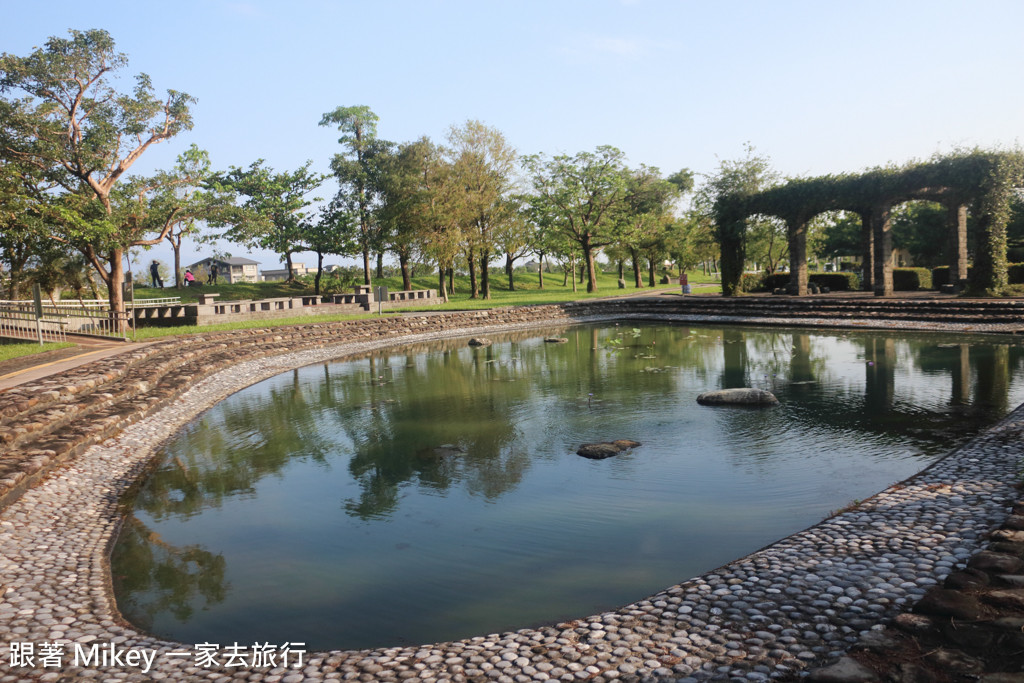 跟著 Mikey 一家去旅行 - 【 冬山 】安農溪分洪堰風景區