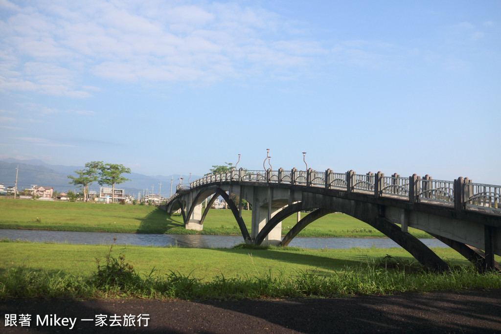 跟著 Mikey 一家去旅行 - 【 冬山 】安農溪分洪堰風景區