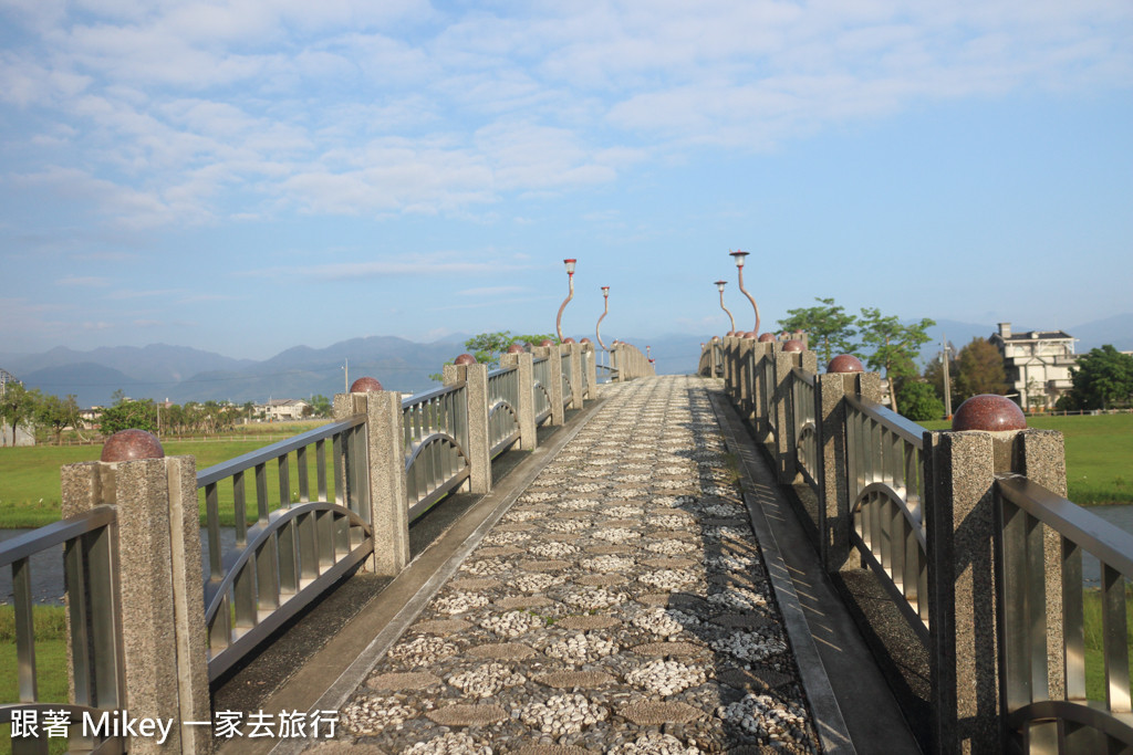 跟著 Mikey 一家去旅行 - 【 冬山 】安農溪分洪堰風景區