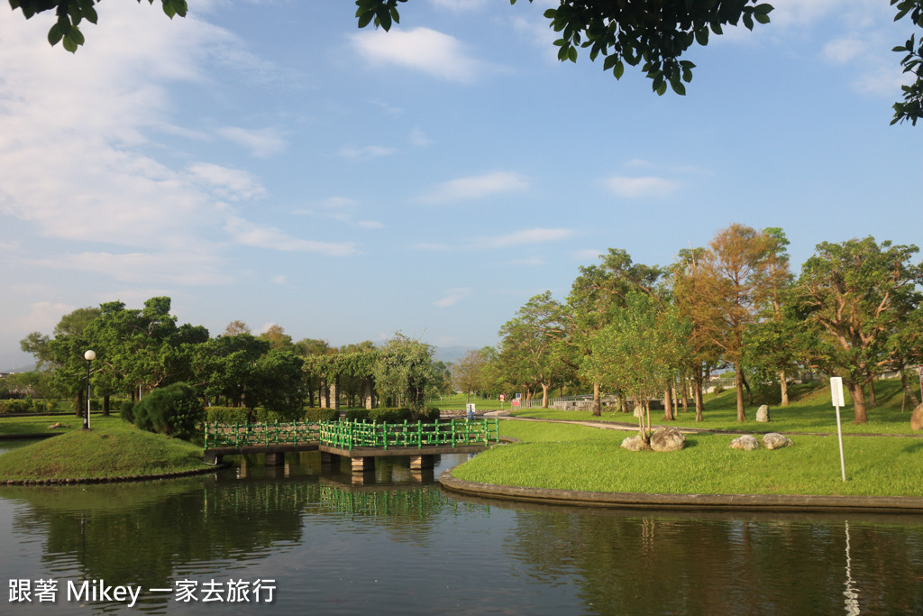 跟著 Mikey 一家去旅行 - 【 冬山 】安農溪分洪堰風景區